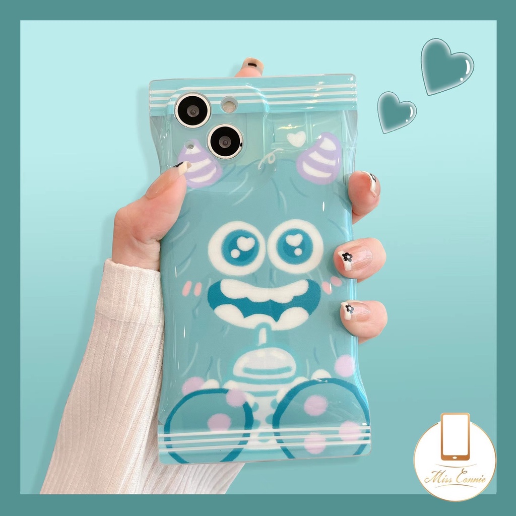 Soft Case Pelindung Motif Kartun Monster Untuk iPhone 7Plus 8Plus XR 11 14 12 13 Pro Max 6 6s 7 8 14 Plus X XS Max SE 2020