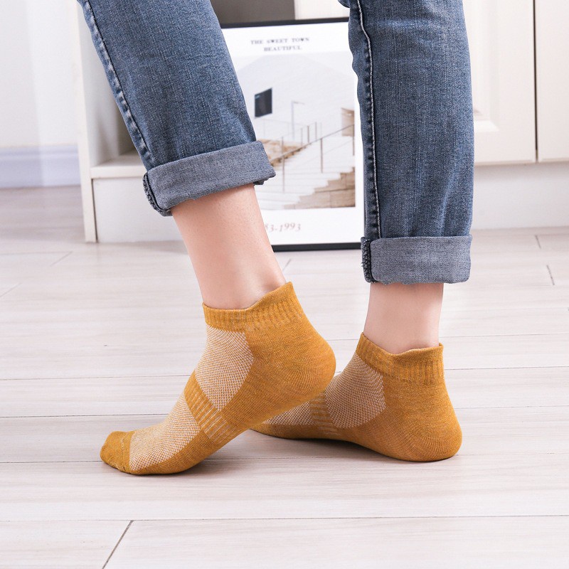 KAOS KAKI COWOK LOW CUT IMPORT SOCKS PRIA WANITA BREATHABLE DENGAN LUBANG ANGIN (KIM)