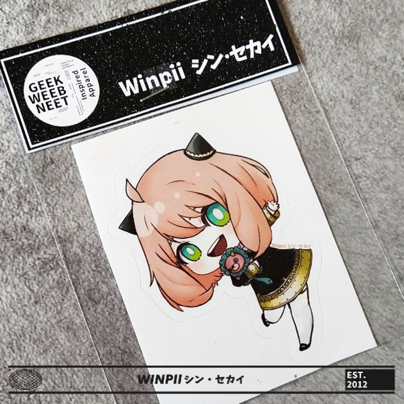 Stiker Anya Forger Anime Spy x Family