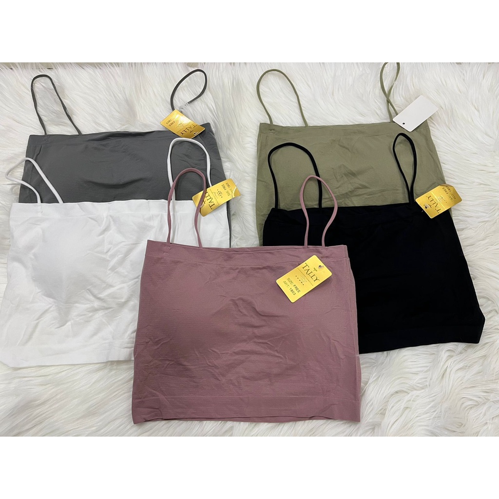 Tanktop Kemben Bralette Tally 1803 Tipe Pendek TALLY Bralette Wanita Rajut Fit to L - XL Crop Tanktop Ada Cup Tipis Fashion Bralette KB 1803 Tally 1803 Bra Kemben Bralette Tanktop Tanpa Kawat Fit L - XLTanktop Crop top bra tali kecil Tally K1803