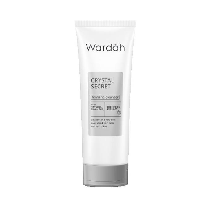 Wardah White Secret Crystal Secret Foaming Cleanser - Facial With AHA - 100ml / Facial Wash Wardah W