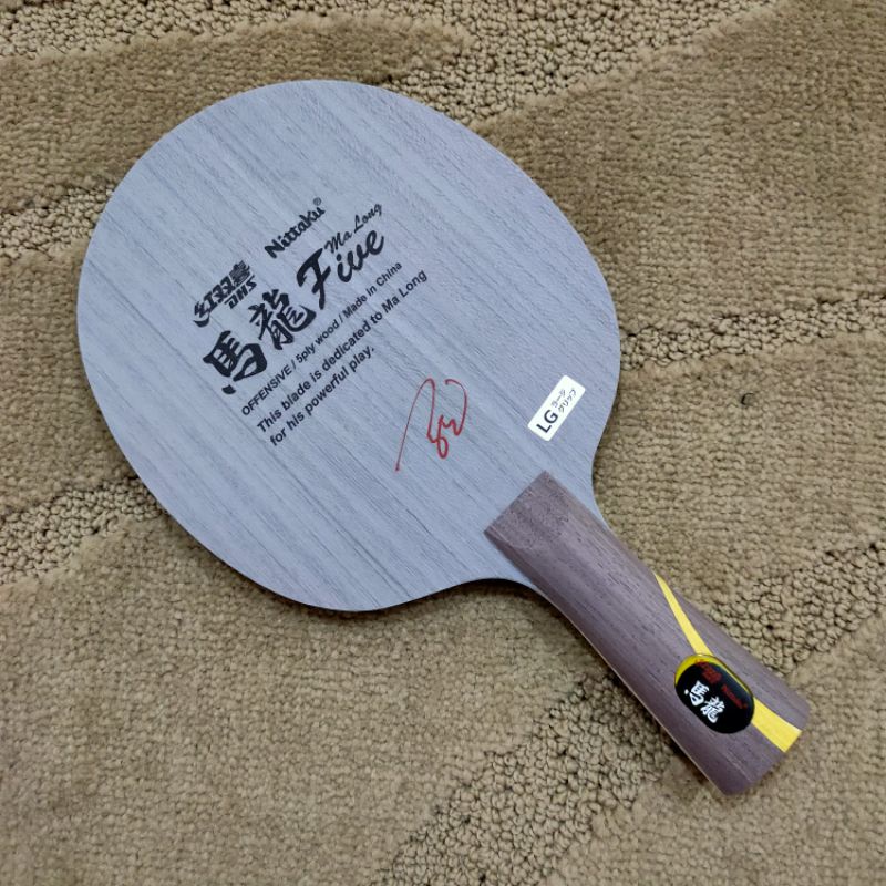 DHS Nittaku Ma Long Five LG FL Malong 5 Blade Bet Tenis Meja Pingpong