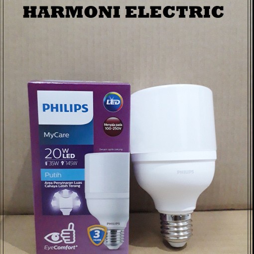 GR2405501G LAMPU PHILIP LED BRIGHT 20 WATT MY CARE PROMO HYH2012