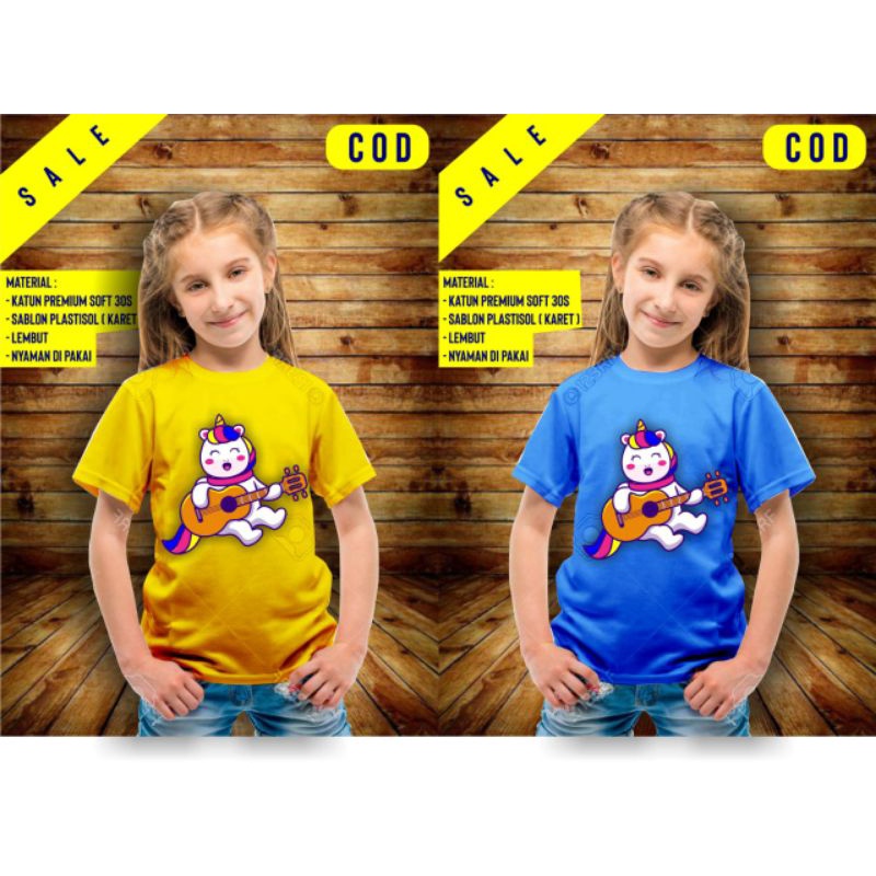 KAOS ANAK CEWEK 4 5 6 7 8 9 10 TAHUN