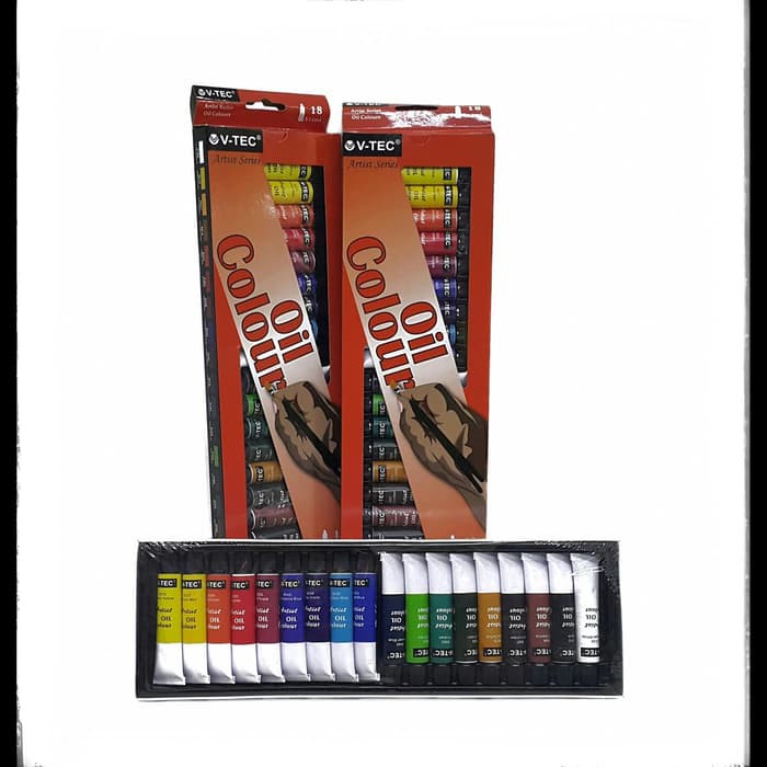 

V-Tec Oil Colour Set 18 Colours