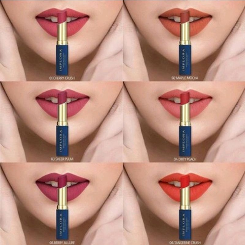 Implora Intense Matte Lipstick Long Lasting Finish