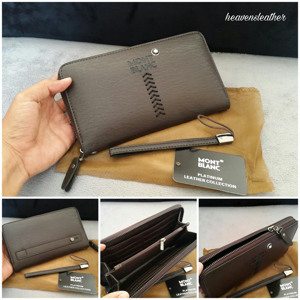 DOMPET CLUTCH HAND BAG HANDBAG PRIA HANDBAG COWOK HANDBAG IMPORT MONT BLANC 215