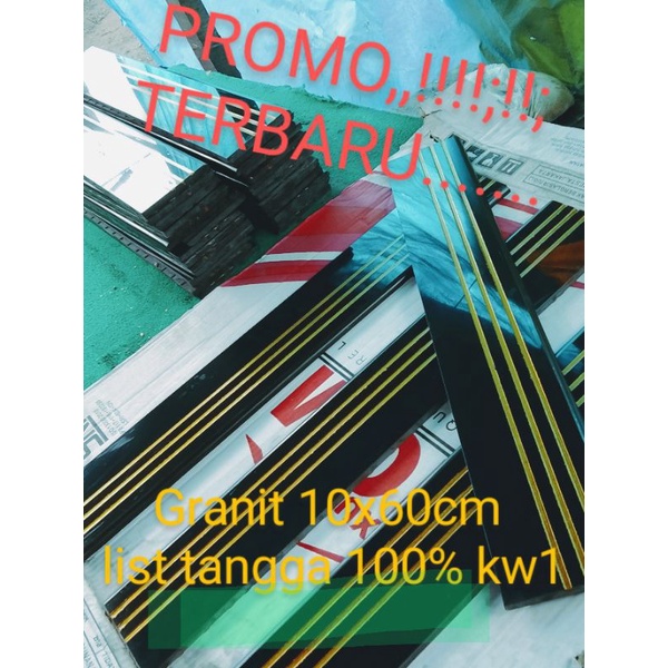 list granit hitam 10x60cm