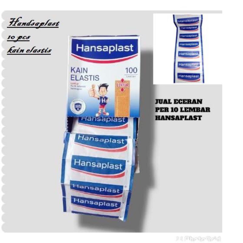 HANSAPLAST Plester Kain Elastis 10 LEMBAR