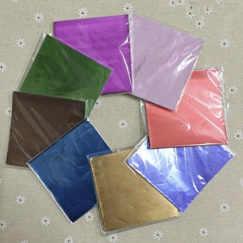 Kertas Aluminium Foil Multi Warna Warni untuk Permen Coklat