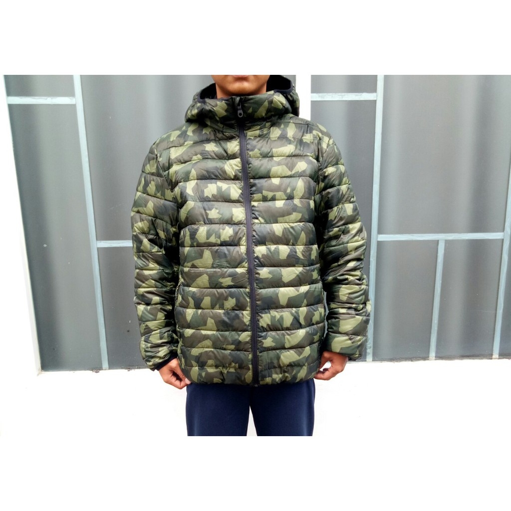 Jaket Pull And Bear Puffer Hoodie