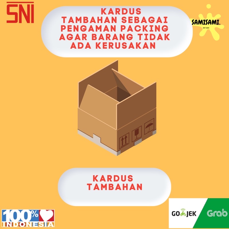 

TAMBAHAN KARDUS BIAR BARANG AMAN SAAT PENGIRIMAN