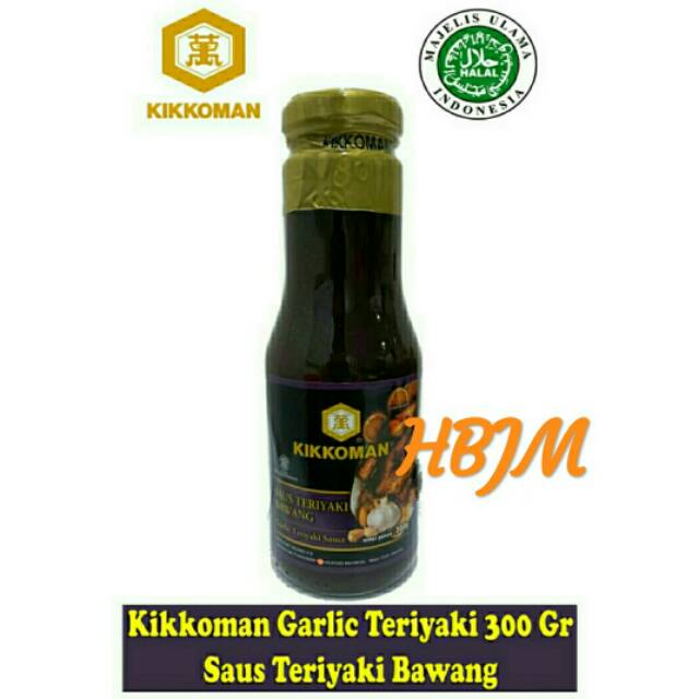

KIKKOMAN GARLIC TERIYAKI BOTOL 300 GR