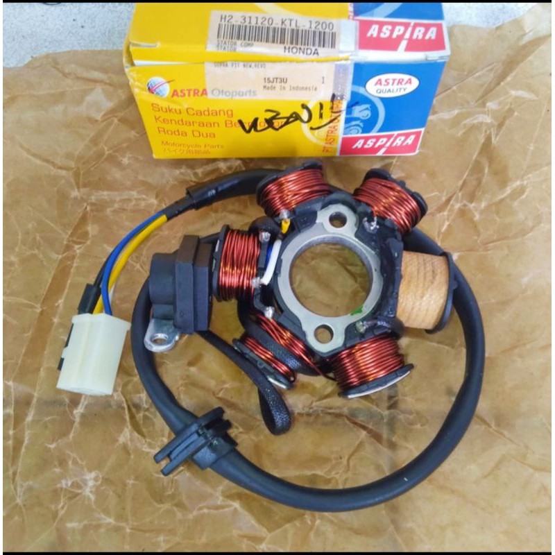 Spull-spol komplit stator comp legenda-Supra fit new-Revo 100 Asli Aspira