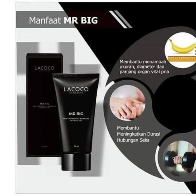 LACOCO MR BIG ORIGINAL NASA Obat original BPOM Asli Original Pembesar Penis Pria Kelamin Permanen