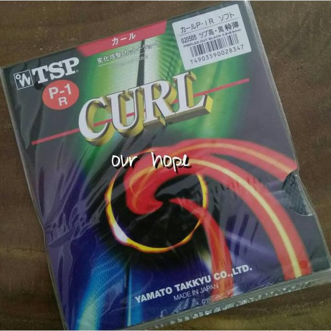 Sale Karet Pingpong / Tenis Meja Tsp Bintik Panjang Curl P-1 /Curl P1 Terbaru