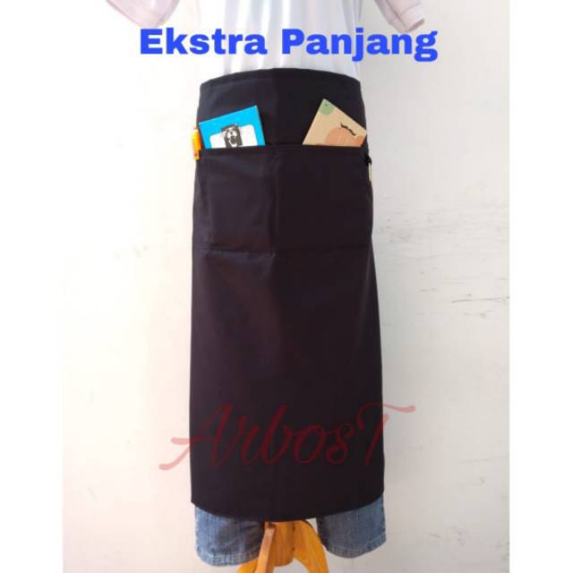 Apron/Celemek/Apron Pinggang Ekstra Panjang/Celemek Pinggang Ekstra Panjang