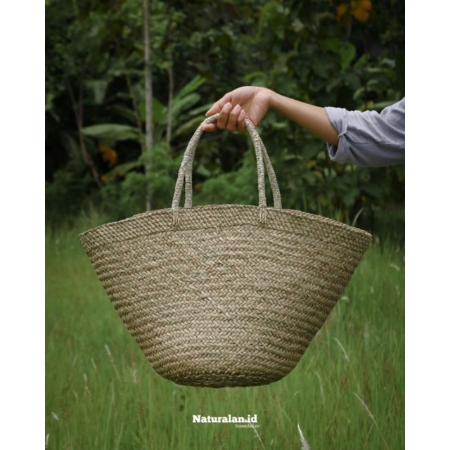 Tas anyaman/tas belanja/tas anyaman rotan/tas rotan/tas rajut