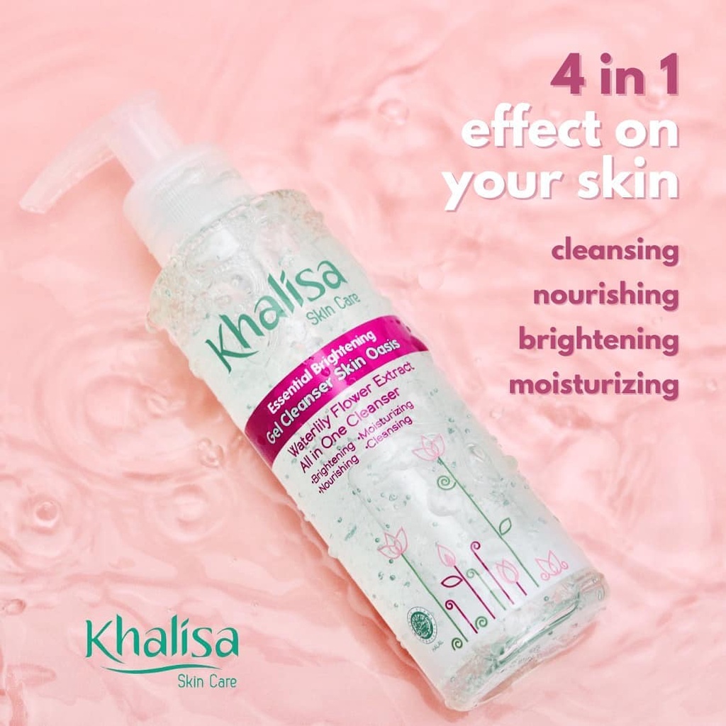 KHALISA ESSENTIAL BRIGHTENING GEL CLEANSER SKIN OASIS 135ML