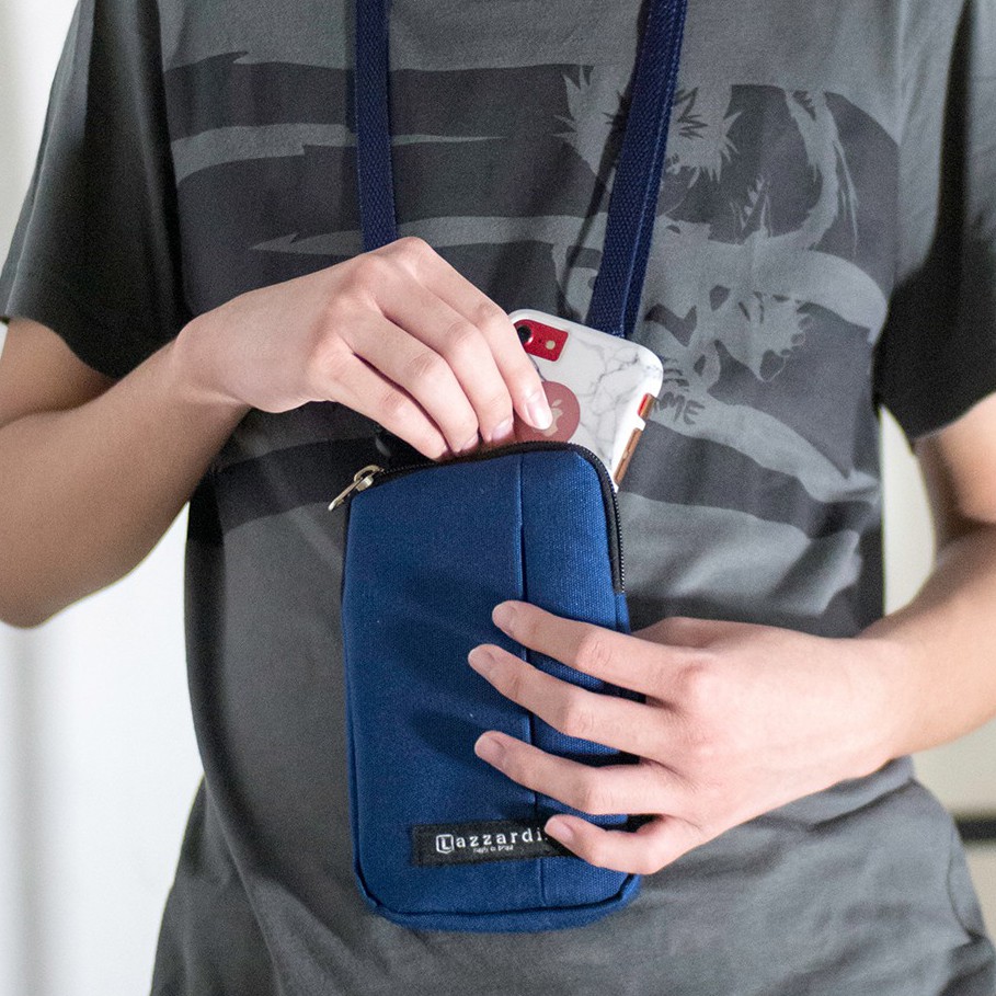 CRUISING NAVY |ManNeedMe x URBAN| Tas Selempang Pria Tas Handphone Sling Bag Pria ORIGINAL