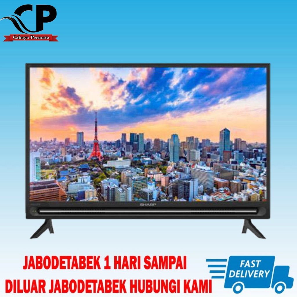 PROMO LED SHARP 2T-C40AE1i 40 INCH FULL HD EASY SMART TV BERGARANSI