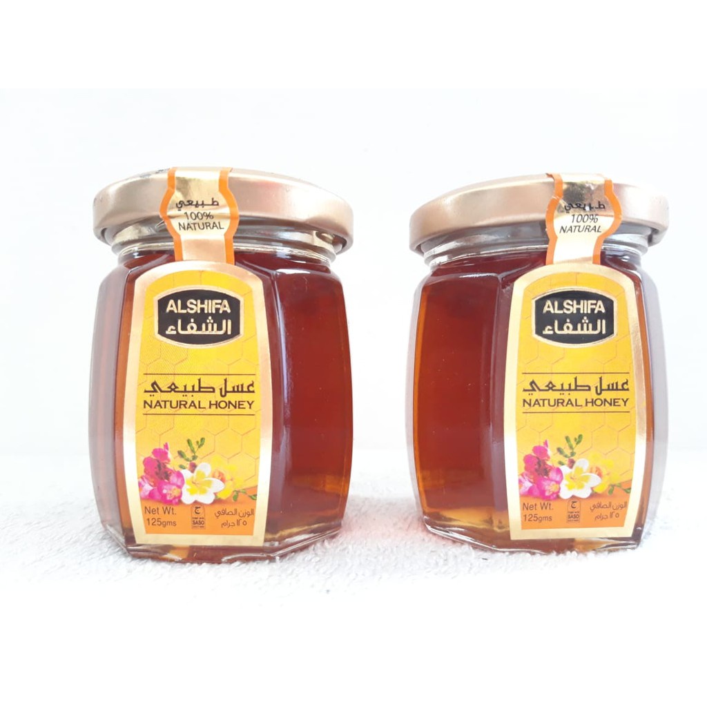 ALSHIFA Natural Honey 250gr dan 125gr - Madu Asli - HARAP SERTAKAN PACKING TAMBAHAN