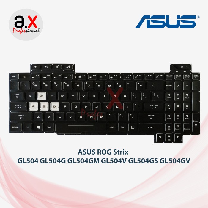 Keyboard Asus ROG Strix GL504 GL504G GL504GM GL504V GL504GS GL504GV