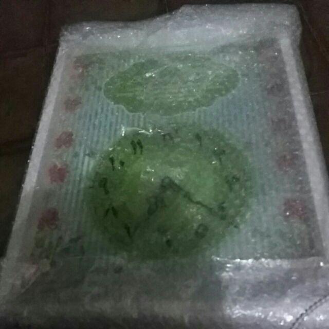 Hiasan Jam Dinding Custom Cocok Untuk Kado Pernikahan Uk 30x40