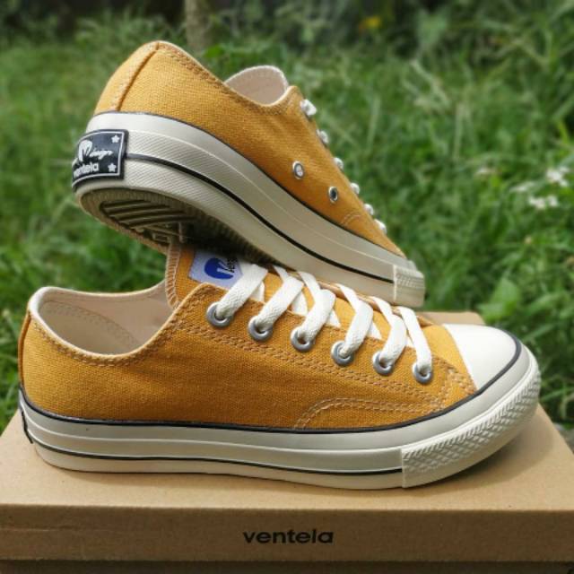 SEPATU VENTELA BTS LOW DARK YELLOW