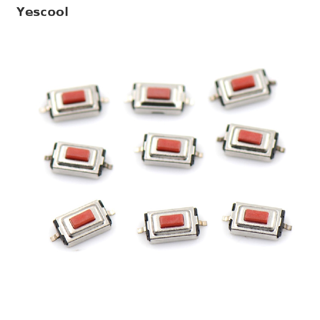 Yescool 20pcs / set Saklar Micro Switch 2 Pin Ukuran 3x6 X 2.5mm