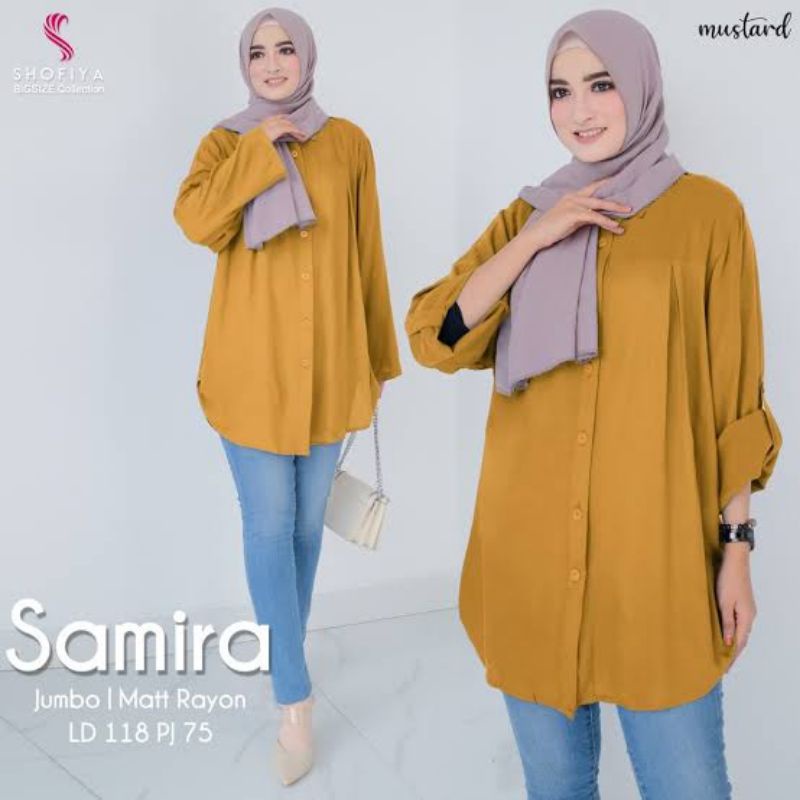 Baju wanita tunik samira jumbo
