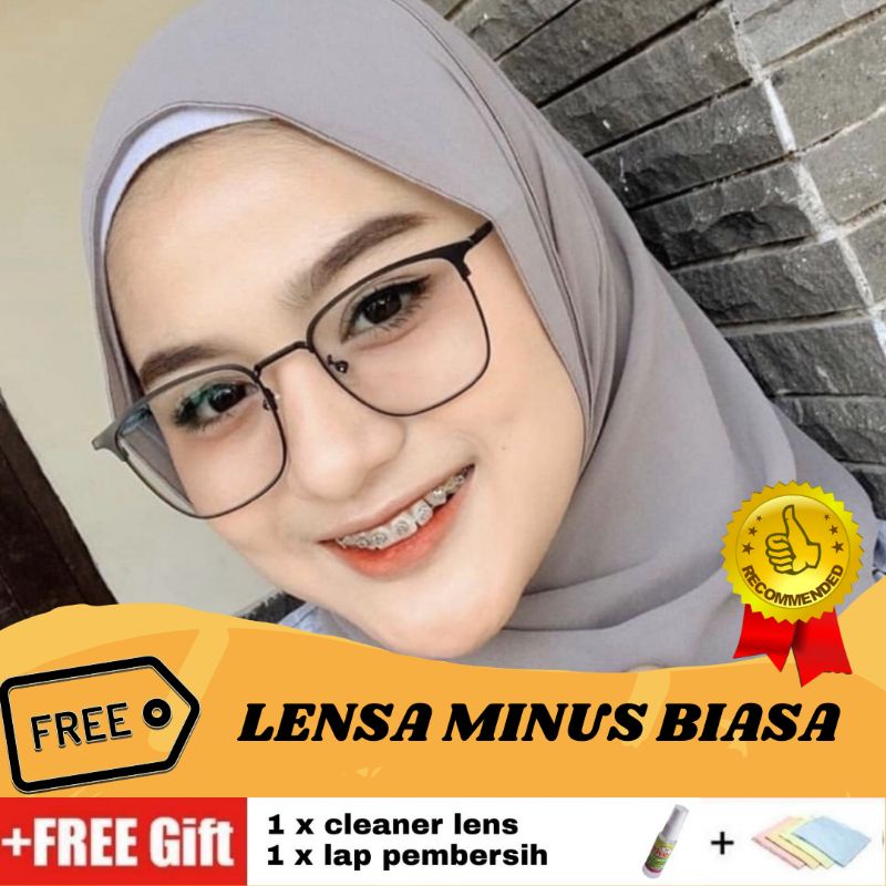 KACAMATA MINUS TYPE 1924 + LENSA MINUS ANTIRADIASI SUPERSINE