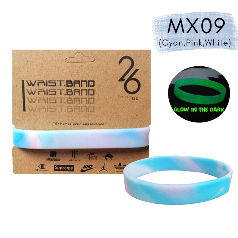 NICE GIFT RUBBER BRACELET TREN IMPORT CAMO MX09 GLOW