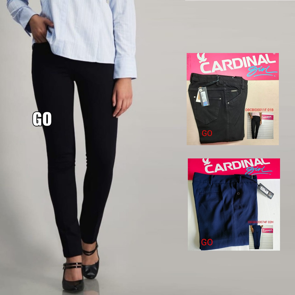 BB CARDINAL FEMME CELANA SOPAN Pakaian Bawahan Wanita Celana Panjang Formal Katun Polos Original