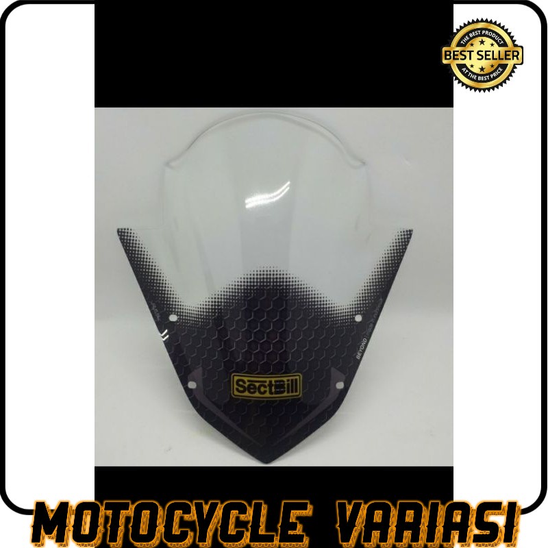 Visor Tameng Windshield Sectbill Yamaha Aerox 155 Type Beyond-Clear [COD]