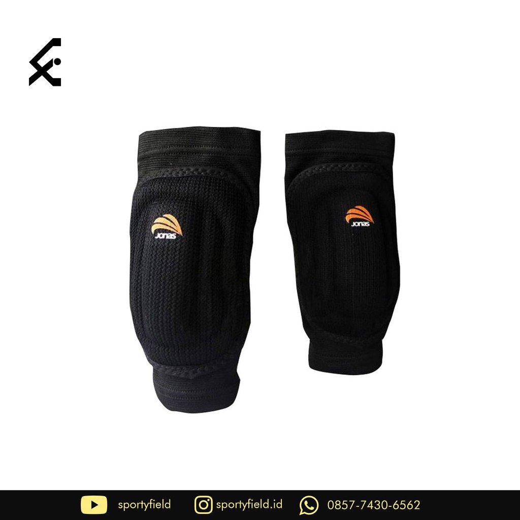 Elbowpad Jonas Elbow Pad Pelindung Siku Kiper Futsal Jonas Crussade Turtle - Hitam