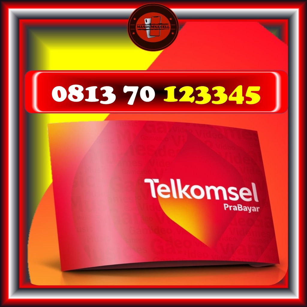 KARTU TELKOMSEL SIMPATI NOMOR CANTIK SUPER 12345 / NOMOR CANTIK SIMPATI / NOMOR CANTIK TELKOMSEL 123