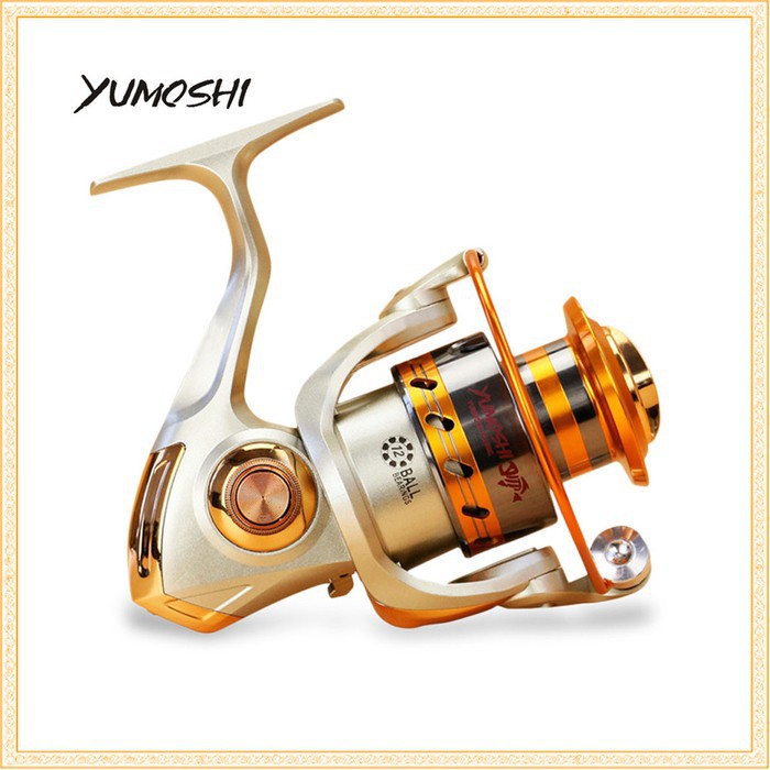 YUMOSHI EF3000 REELSKING Reel Pancing Spinning 12 Ball Bearing Silver Grab Medan