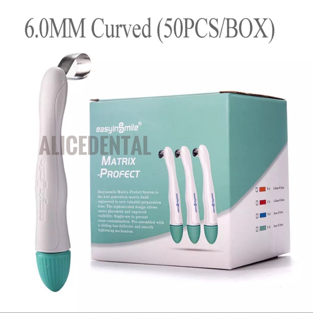 Dental matrix profect pro-matrix curve pro matrix promatrix contoured matriks band metal logam gigi universal disposable