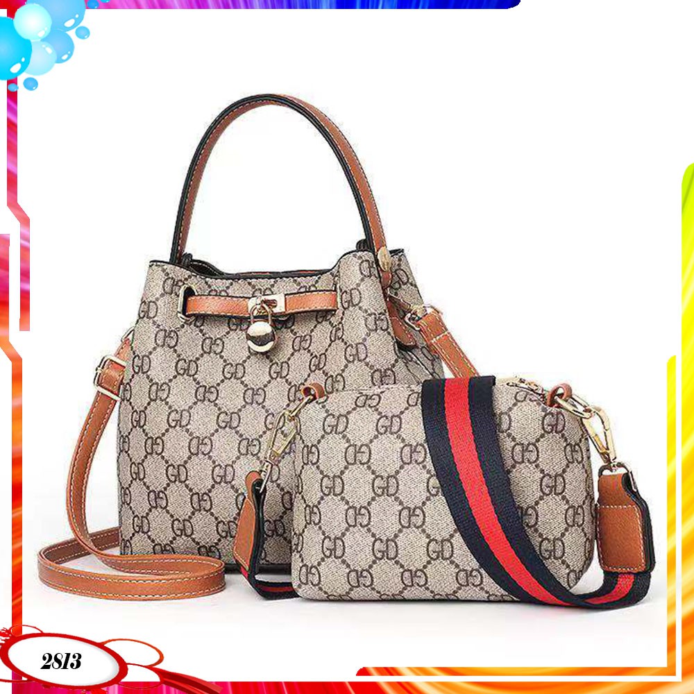ZC2813 TAS SELEMPANG MOTIF GD KEREN KEKINIAN BY TAS BATAM OFFICIAL SHOP TAS BATAM IMPORT
