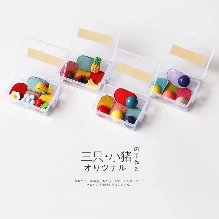 (HappyBaby )F22 4pcs/5Pcs/7pcs jepit rambut polos/Buah/Bulat/Import