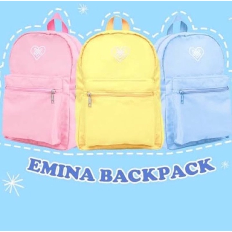 emina backpack (tas ransel)original