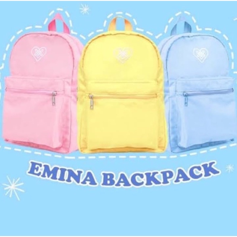 emina backpack (tas ransel)original