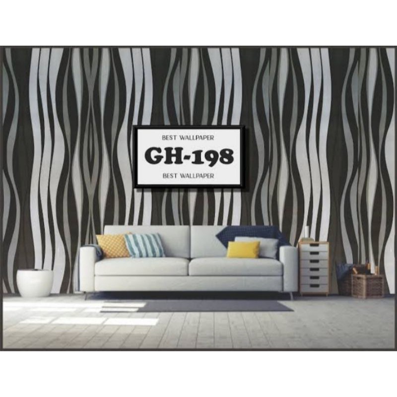 STIKER WALLPAPER (HIASAN PELAPIS DINDING) UNTUK RUANG TAMU DAN KAMAR TIDUR