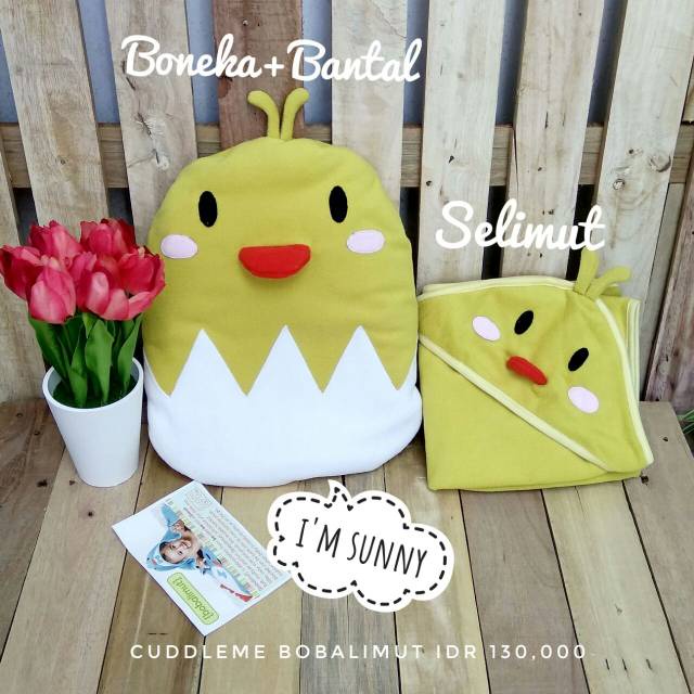 Cuddle Me Bobalimut CM-BL / Boneka Bantal Selimut Anak