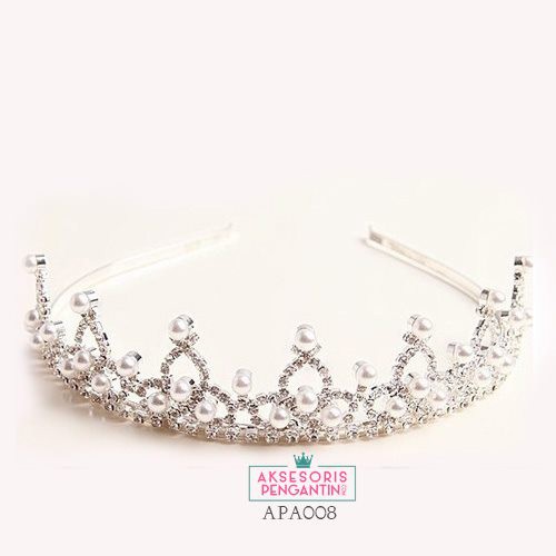 [BISA COD] AKSESORIS WEDDING SIRKAM RAMBUT HEADPIECE MAHKOTA ANAK APA008