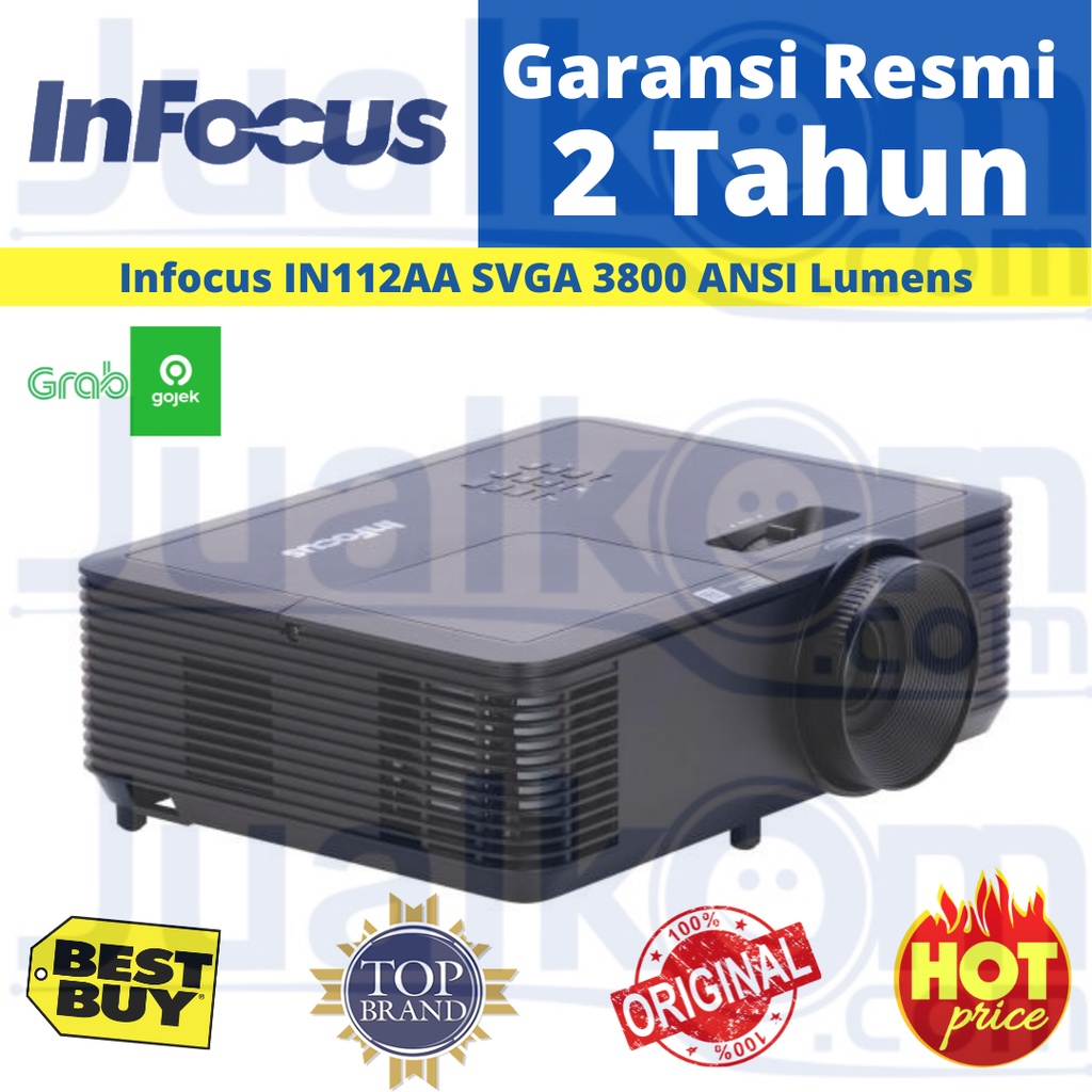 InFocus IN112AA 3800-Lumens SVGA DLP Projector LCD IN 112AA