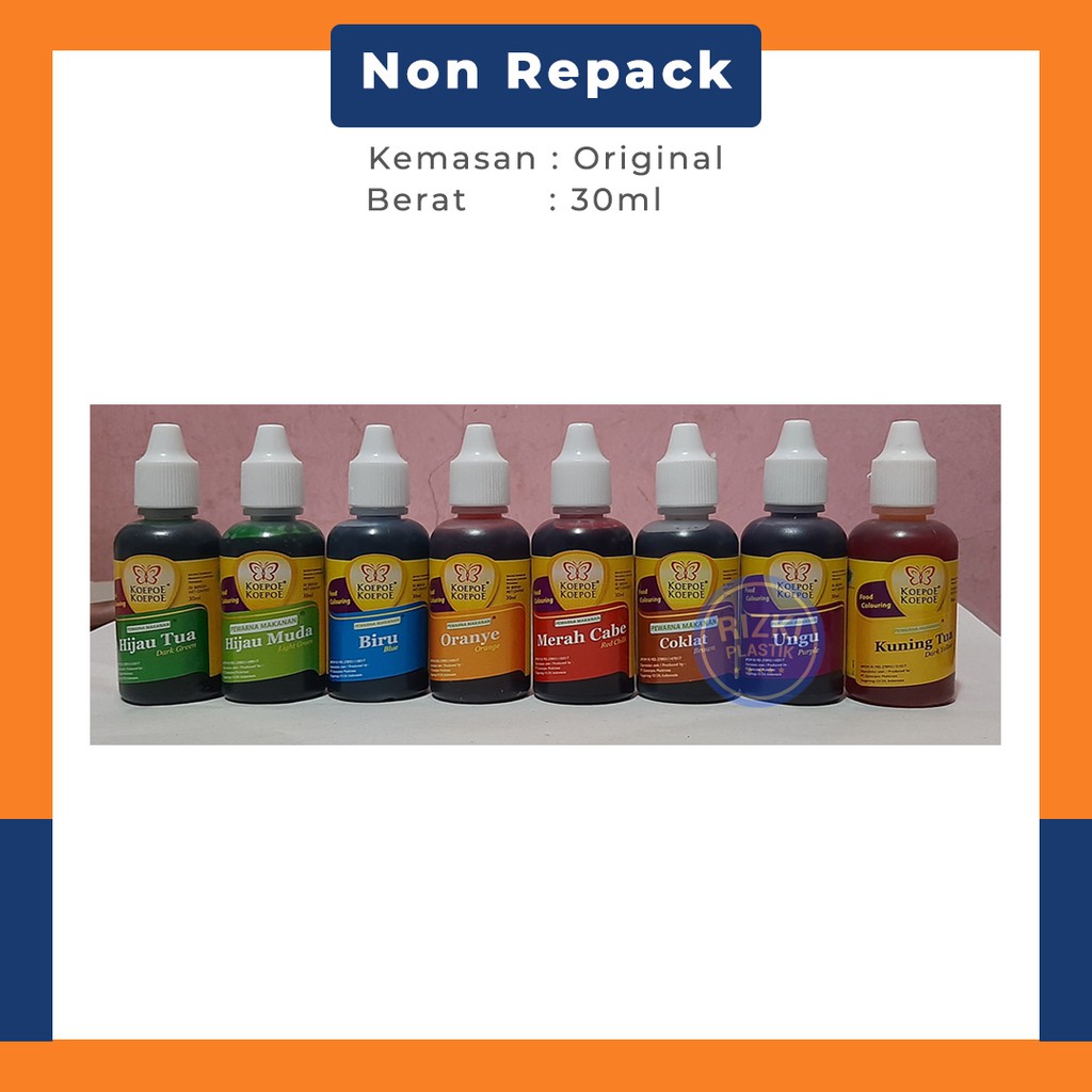 

Pewarna Makanan Koepoe Koepoe 30ml Kue 30ml