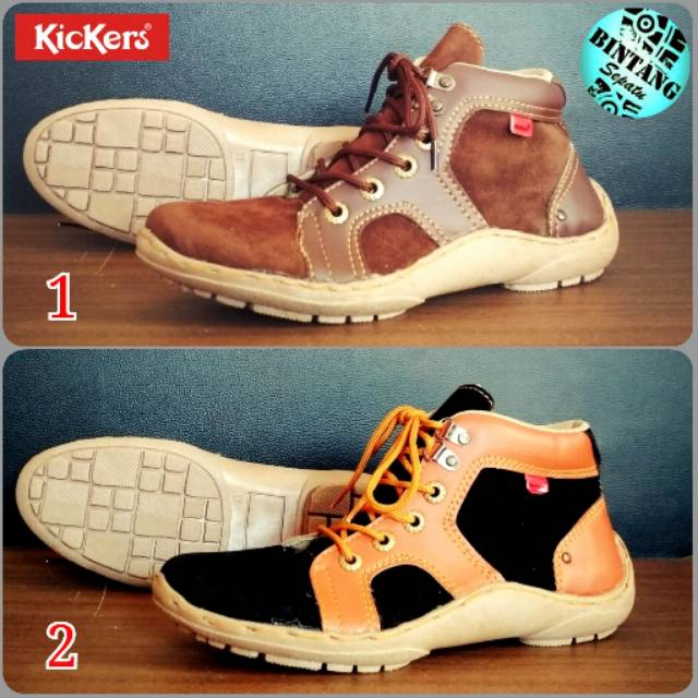  SEPATU  KASUAL BOOTS PRIA  COWOK  KEREN  KICKERS PROMO TERBARU 