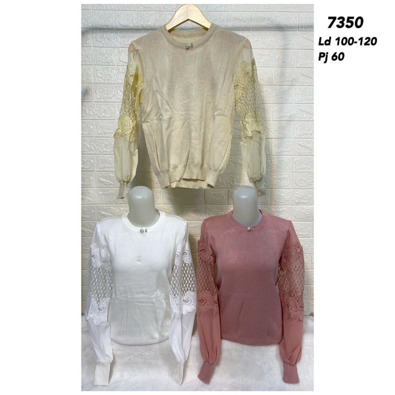 atasan rajut premium import 7350